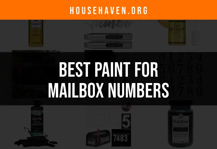 11 Colors of Paint for Mailbox Numbers That Stand Out featured